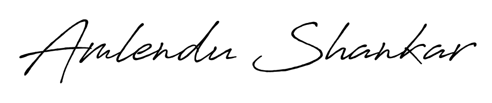 The best way (Antro_Vectra_Bolder) to make a short signature is to pick only two or three words in your name. For converting this name Amlendu Shankar. Amlendu Shankar signature style 7 images and pictures png