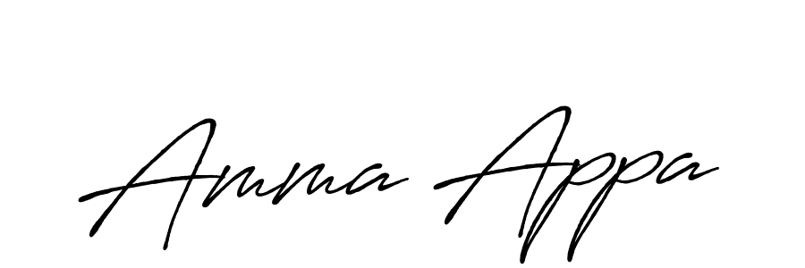 Antro_Vectra_Bolder is a professional signature style that is perfect for those who want to add a touch of class to their signature. It is also a great choice for those who want to make their signature more unique. Get Amma Appa name to fancy signature for free. Amma Appa signature style 7 images and pictures png