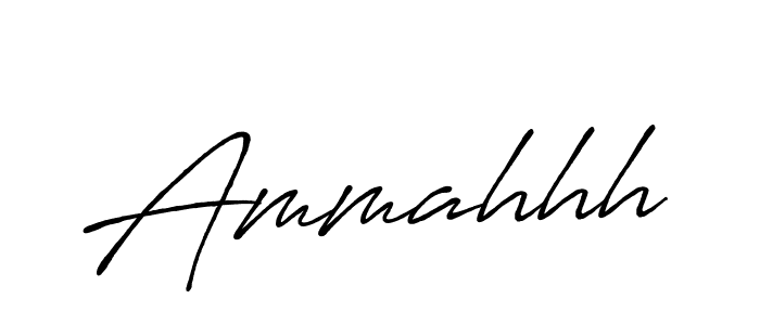 Ammahhh stylish signature style. Best Handwritten Sign (Antro_Vectra_Bolder) for my name. Handwritten Signature Collection Ideas for my name Ammahhh. Ammahhh signature style 7 images and pictures png