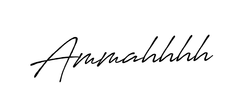 Use a signature maker to create a handwritten signature online. With this signature software, you can design (Antro_Vectra_Bolder) your own signature for name Ammahhhh. Ammahhhh signature style 7 images and pictures png