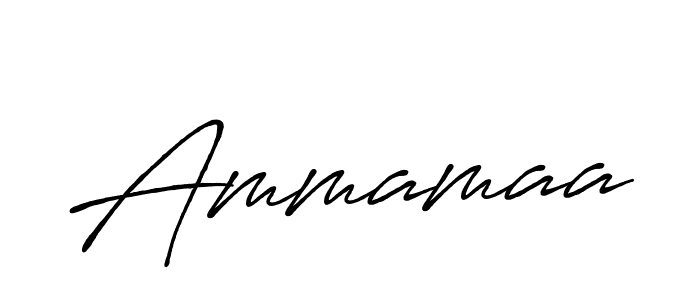 Make a beautiful signature design for name Ammamaa. With this signature (Antro_Vectra_Bolder) style, you can create a handwritten signature for free. Ammamaa signature style 7 images and pictures png