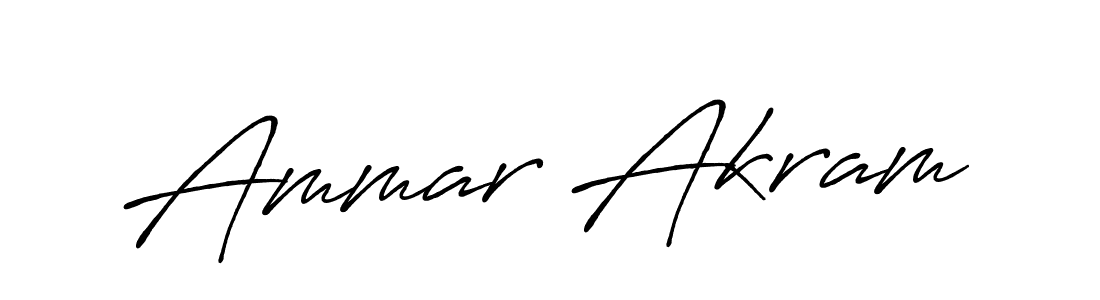Also You can easily find your signature by using the search form. We will create Ammar Akram name handwritten signature images for you free of cost using Antro_Vectra_Bolder sign style. Ammar Akram signature style 7 images and pictures png