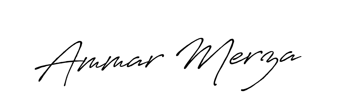 The best way (Antro_Vectra_Bolder) to make a short signature is to pick only two or three words in your name. The name Ammar Merza include a total of six letters. For converting this name. Ammar Merza signature style 7 images and pictures png