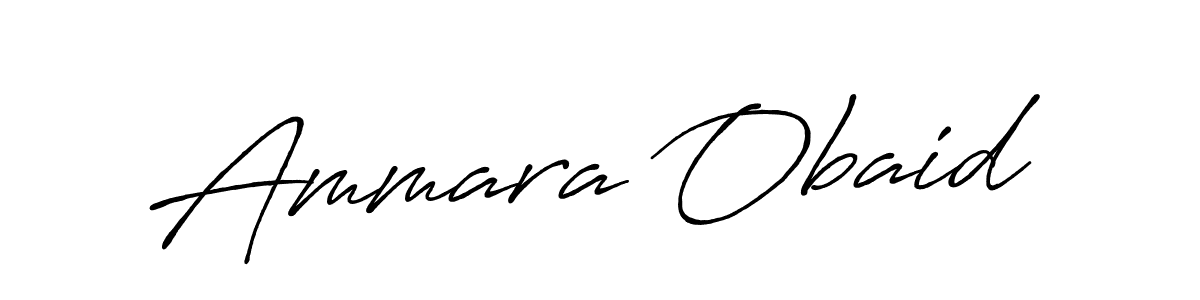 You should practise on your own different ways (Antro_Vectra_Bolder) to write your name (Ammara Obaid) in signature. don't let someone else do it for you. Ammara Obaid signature style 7 images and pictures png