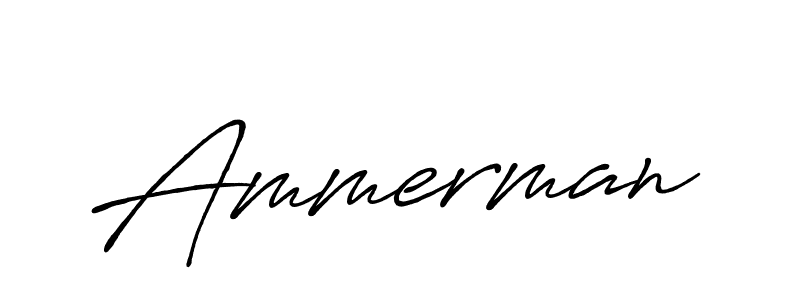 Create a beautiful signature design for name Ammerman. With this signature (Antro_Vectra_Bolder) fonts, you can make a handwritten signature for free. Ammerman signature style 7 images and pictures png