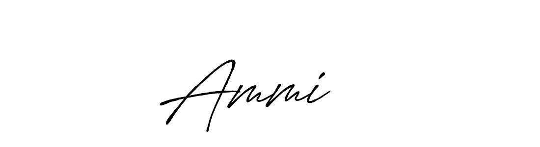 It looks lik you need a new signature style for name Ammi ❤️. Design unique handwritten (Antro_Vectra_Bolder) signature with our free signature maker in just a few clicks. Ammi ❤️ signature style 7 images and pictures png