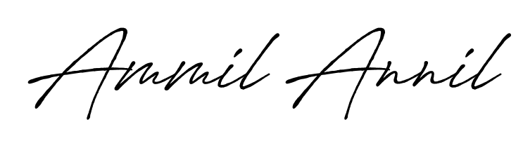 A dynamic signature style for Ammil Annil using Antro_Vectra_Bolder script. Designed to look authentic, handwritten, and professional. Ammil Annil signature style 7 images and pictures png