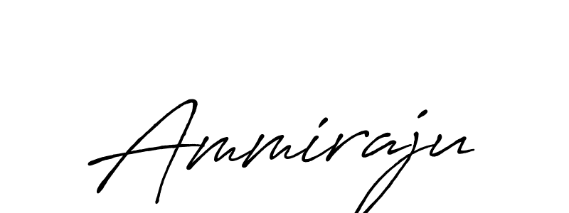 Design your own signature with our free online signature maker. With this signature software, you can create a handwritten (Antro_Vectra_Bolder) signature for name Ammiraju. Ammiraju signature style 7 images and pictures png