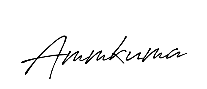 Ammkuma stylish signature style. Best Handwritten Sign (Antro_Vectra_Bolder) for my name. Handwritten Signature Collection Ideas for my name Ammkuma. Ammkuma signature style 7 images and pictures png