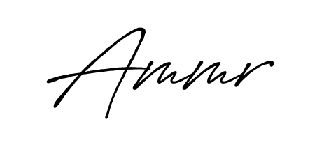 Get inspired by this graceful Antro_Vectra_Bolder signature style for name Ammr. Smooth loops and balanced proportions for everyday use. Ammr signature style 7 images and pictures png