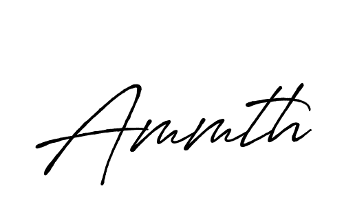 Create a beautiful signature design for name Ammth. With this signature (Antro_Vectra_Bolder) fonts, you can make a handwritten signature for free. Ammth signature style 7 images and pictures png