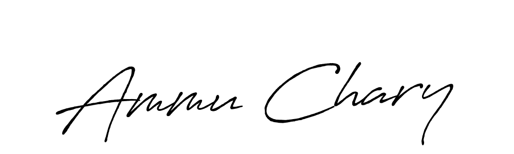 Use a signature maker to create a handwritten signature online. With this signature software, you can design (Antro_Vectra_Bolder) your own signature for name Ammu Chary. Ammu Chary signature style 7 images and pictures png