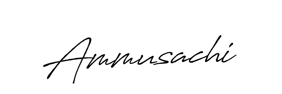 Make a beautiful signature design for name Ammusachi. With this signature (Antro_Vectra_Bolder) style, you can create a handwritten signature for free. Ammusachi signature style 7 images and pictures png