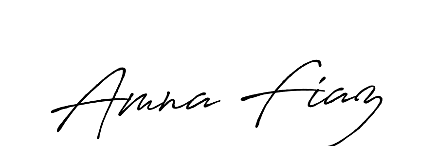 Make a beautiful signature design for name Amna Fiaz. Use this online signature maker to create a handwritten signature for free. Amna Fiaz signature style 7 images and pictures png