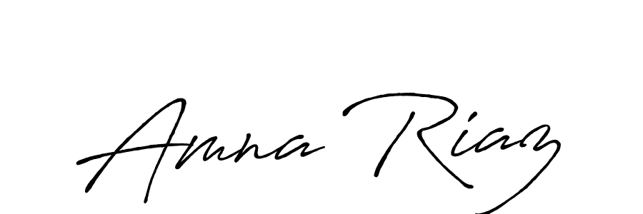 Make a beautiful signature design for name Amna Riaz. Use this online signature maker to create a handwritten signature for free. Amna Riaz signature style 7 images and pictures png