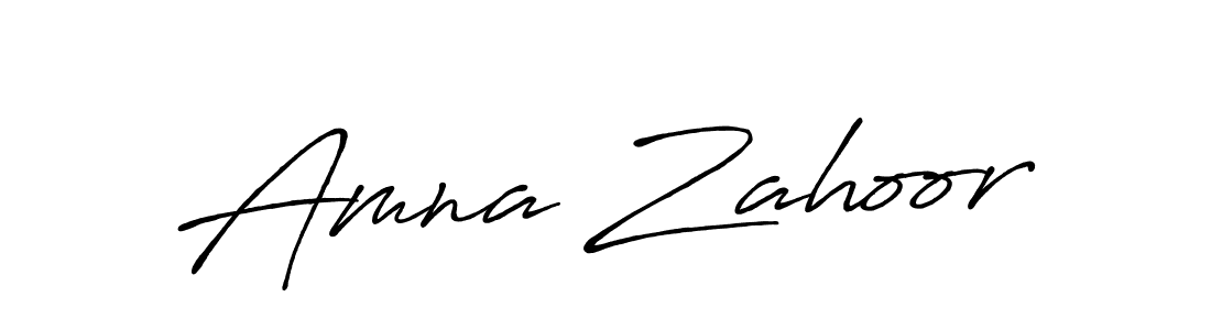 The best way (Antro_Vectra_Bolder) to make a short signature is to pick only two or three words in your name. The name Amna Zahoor include a total of six letters. For converting this name. Amna Zahoor signature style 7 images and pictures png