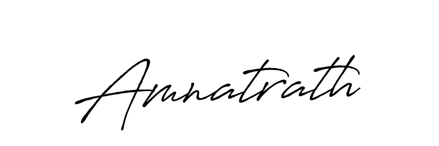 Create a beautiful signature design for name Amnatrath. With this signature (Antro_Vectra_Bolder) fonts, you can make a handwritten signature for free. Amnatrath signature style 7 images and pictures png
