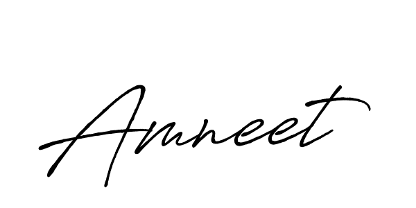 Amneet stylish signature style. Best Handwritten Sign (Antro_Vectra_Bolder) for my name. Handwritten Signature Collection Ideas for my name Amneet. Amneet signature style 7 images and pictures png