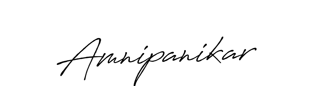 Also we have Amnipanikar name is the best signature style. Create professional handwritten signature collection using Antro_Vectra_Bolder autograph style. Amnipanikar signature style 7 images and pictures png