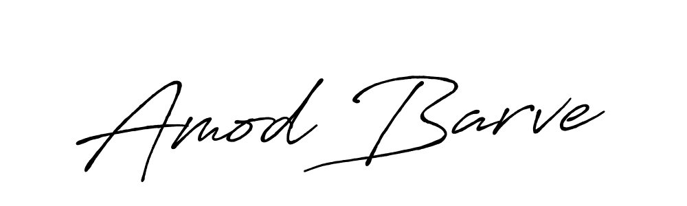 How to make Amod Barve signature? Antro_Vectra_Bolder is a professional autograph style. Create handwritten signature for Amod Barve name. Amod Barve signature style 7 images and pictures png