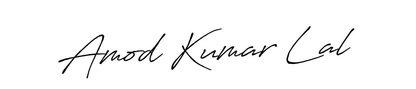 Amod Kumar Lal stylish signature style. Best Handwritten Sign (Antro_Vectra_Bolder) for my name. Handwritten Signature Collection Ideas for my name Amod Kumar Lal. Amod Kumar Lal signature style 7 images and pictures png