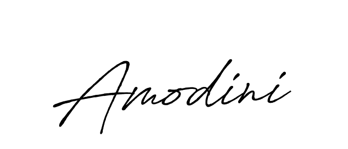 Design your own signature with our free online signature maker. With this signature software, you can create a handwritten (Antro_Vectra_Bolder) signature for name Amodini. Amodini signature style 7 images and pictures png