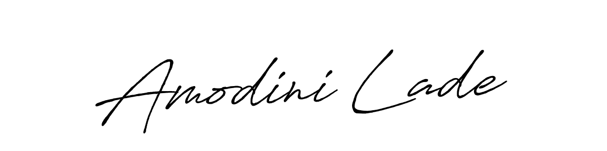 Similarly Antro_Vectra_Bolder is the best handwritten signature design. Signature creator online .You can use it as an online autograph creator for name Amodini Lade. Amodini Lade signature style 7 images and pictures png