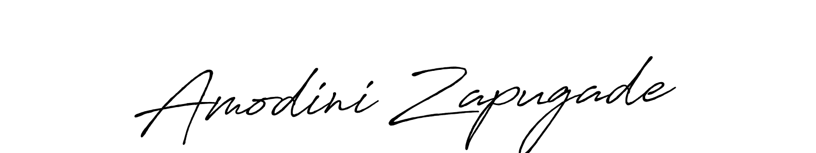 Amodini Zapugade stylish signature style. Best Handwritten Sign (Antro_Vectra_Bolder) for my name. Handwritten Signature Collection Ideas for my name Amodini Zapugade. Amodini Zapugade signature style 7 images and pictures png