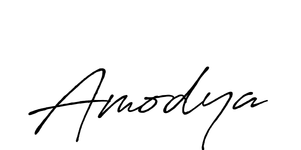 Create a beautiful signature design for name Amodya. With this signature (Antro_Vectra_Bolder) fonts, you can make a handwritten signature for free. Amodya signature style 7 images and pictures png