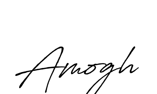 Make a beautiful signature design for name Amogh. With this signature (Antro_Vectra_Bolder) style, you can create a handwritten signature for free. Amogh signature style 7 images and pictures png