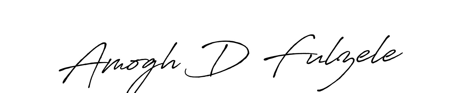 Amogh D Fulzele stylish signature style. Best Handwritten Sign (Antro_Vectra_Bolder) for my name. Handwritten Signature Collection Ideas for my name Amogh D Fulzele. Amogh D Fulzele signature style 7 images and pictures png