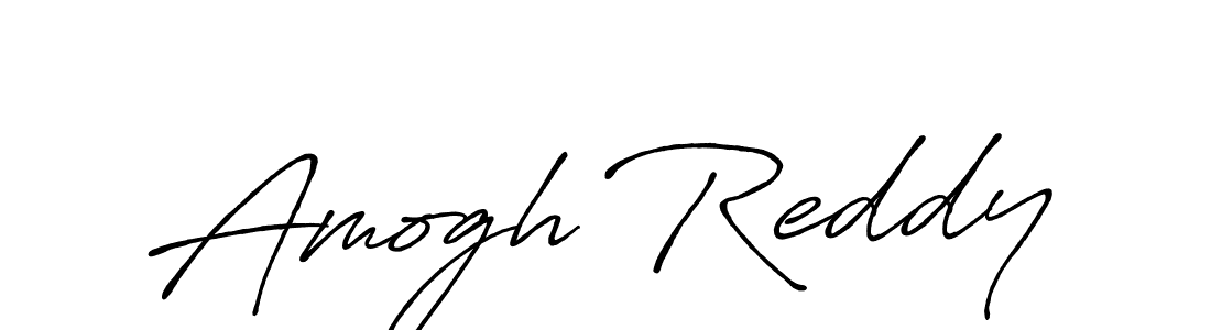 Amogh Reddy stylish signature style. Best Handwritten Sign (Antro_Vectra_Bolder) for my name. Handwritten Signature Collection Ideas for my name Amogh Reddy. Amogh Reddy signature style 7 images and pictures png