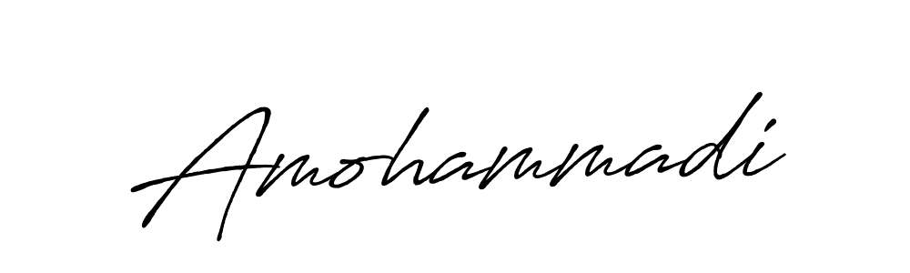 Also You can easily find your signature by using the search form. We will create Amohammadi name handwritten signature images for you free of cost using Antro_Vectra_Bolder sign style. Amohammadi signature style 7 images and pictures png