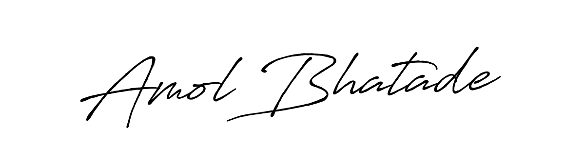 Use a signature maker to create a handwritten signature online. With this signature software, you can design (Antro_Vectra_Bolder) your own signature for name Amol Bhatade. Amol Bhatade signature style 7 images and pictures png