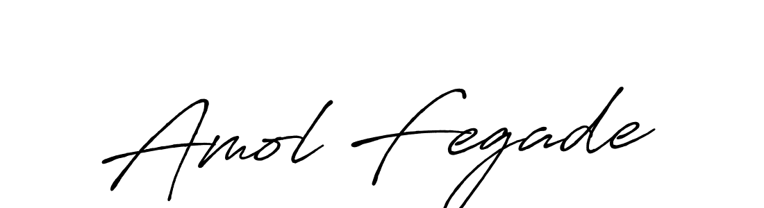 Create a beautiful signature design for name Amol Fegade. With this signature (Antro_Vectra_Bolder) fonts, you can make a handwritten signature for free. Amol Fegade signature style 7 images and pictures png