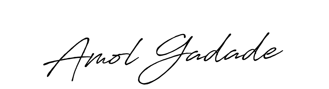 Also You can easily find your signature by using the search form. We will create Amol Gadade name handwritten signature images for you free of cost using Antro_Vectra_Bolder sign style. Amol Gadade signature style 7 images and pictures png