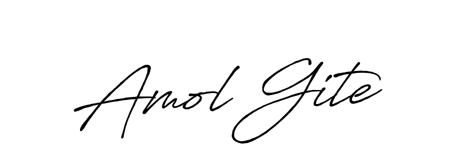 Make a short Amol Gite signature style. Manage your documents anywhere anytime using Antro_Vectra_Bolder. Create and add eSignatures, submit forms, share and send files easily. Amol Gite signature style 7 images and pictures png
