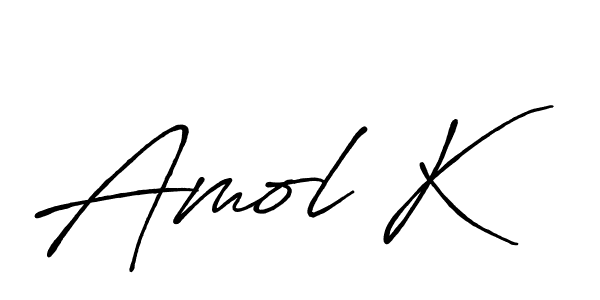 You should practise on your own different ways (Antro_Vectra_Bolder) to write your name (Amol K) in signature. don't let someone else do it for you. Amol K signature style 7 images and pictures png