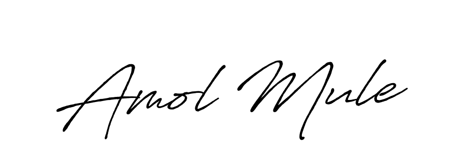 Once you've used our free online signature maker to create your best signature Antro_Vectra_Bolder style, it's time to enjoy all of the benefits that Amol Mule name signing documents. Amol Mule signature style 7 images and pictures png