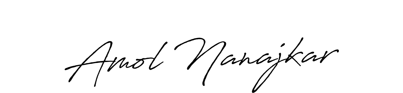 The best way (Antro_Vectra_Bolder) to make a short signature is to pick only two or three words in your name. The name Amol Nanajkar include a total of six letters. For converting this name. Amol Nanajkar signature style 7 images and pictures png