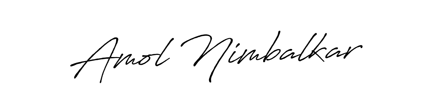 Make a beautiful signature design for name Amol Nimbalkar. Use this online signature maker to create a handwritten signature for free. Amol Nimbalkar signature style 7 images and pictures png