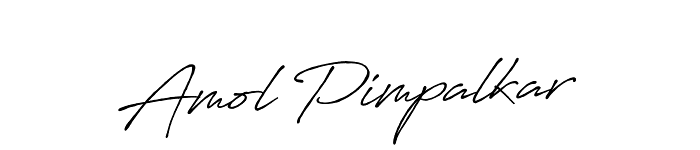 Amol Pimpalkar stylish signature style. Best Handwritten Sign (Antro_Vectra_Bolder) for my name. Handwritten Signature Collection Ideas for my name Amol Pimpalkar. Amol Pimpalkar signature style 7 images and pictures png