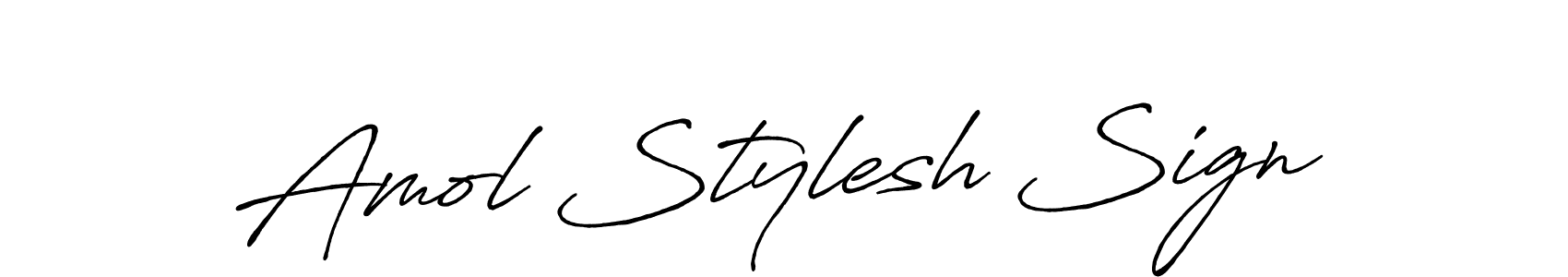 How to make Amol Stylesh Sign name signature. Use Antro_Vectra_Bolder style for creating short signs online. This is the latest handwritten sign. Amol Stylesh Sign signature style 7 images and pictures png