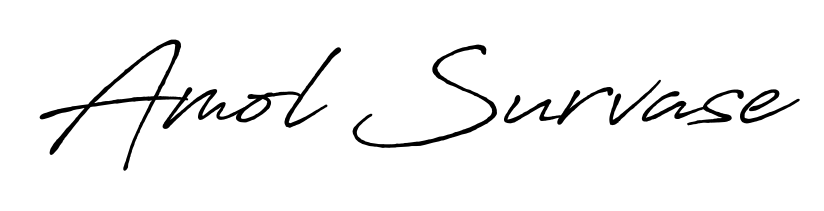 A dynamic signature style for Amol Survase using Antro_Vectra_Bolder script. Designed to look authentic, handwritten, and professional. Amol Survase signature style 7 images and pictures png
