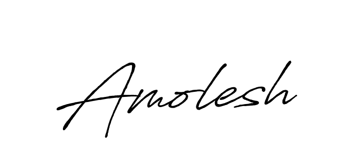 How to make Amolesh signature? Antro_Vectra_Bolder is a professional autograph style. Create handwritten signature for Amolesh name. Amolesh signature style 7 images and pictures png
