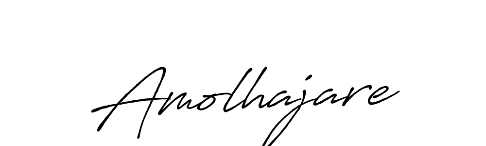 Amolhajare stylish signature style. Best Handwritten Sign (Antro_Vectra_Bolder) for my name. Handwritten Signature Collection Ideas for my name Amolhajare. Amolhajare signature style 7 images and pictures png