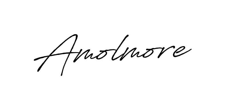 Also we have Amolmore name is the best signature style. Create professional handwritten signature collection using Antro_Vectra_Bolder autograph style. Amolmore signature style 7 images and pictures png