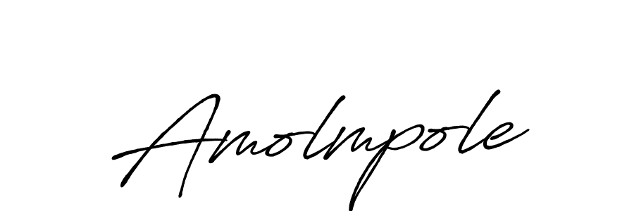 Similarly Antro_Vectra_Bolder is the best handwritten signature design. Signature creator online .You can use it as an online autograph creator for name Amolmpole. Amolmpole signature style 7 images and pictures png
