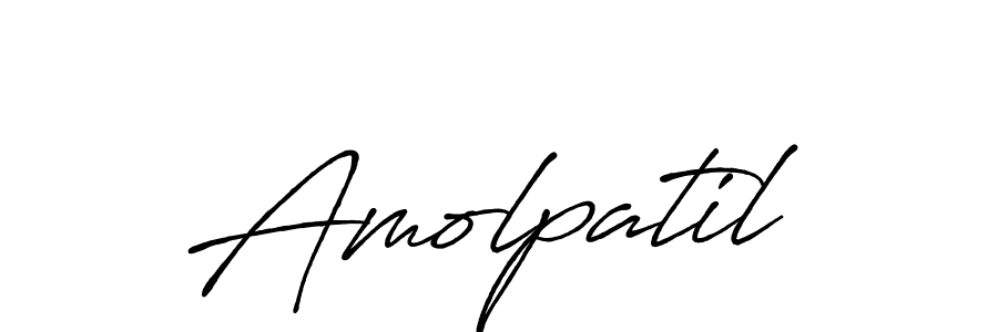 Similarly Antro_Vectra_Bolder is the best handwritten signature design. Signature creator online .You can use it as an online autograph creator for name Amolpatil. Amolpatil signature style 7 images and pictures png
