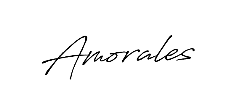 Design your own signature with our free online signature maker. With this signature software, you can create a handwritten (Antro_Vectra_Bolder) signature for name Amorales. Amorales signature style 7 images and pictures png